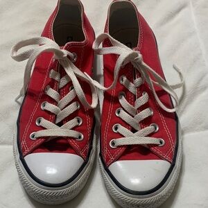 Classic Red Converse Sneakers